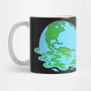 Earth day Melting Planet Mug